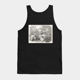 Victorian Christmas Pudding Making 1848 Tank Top